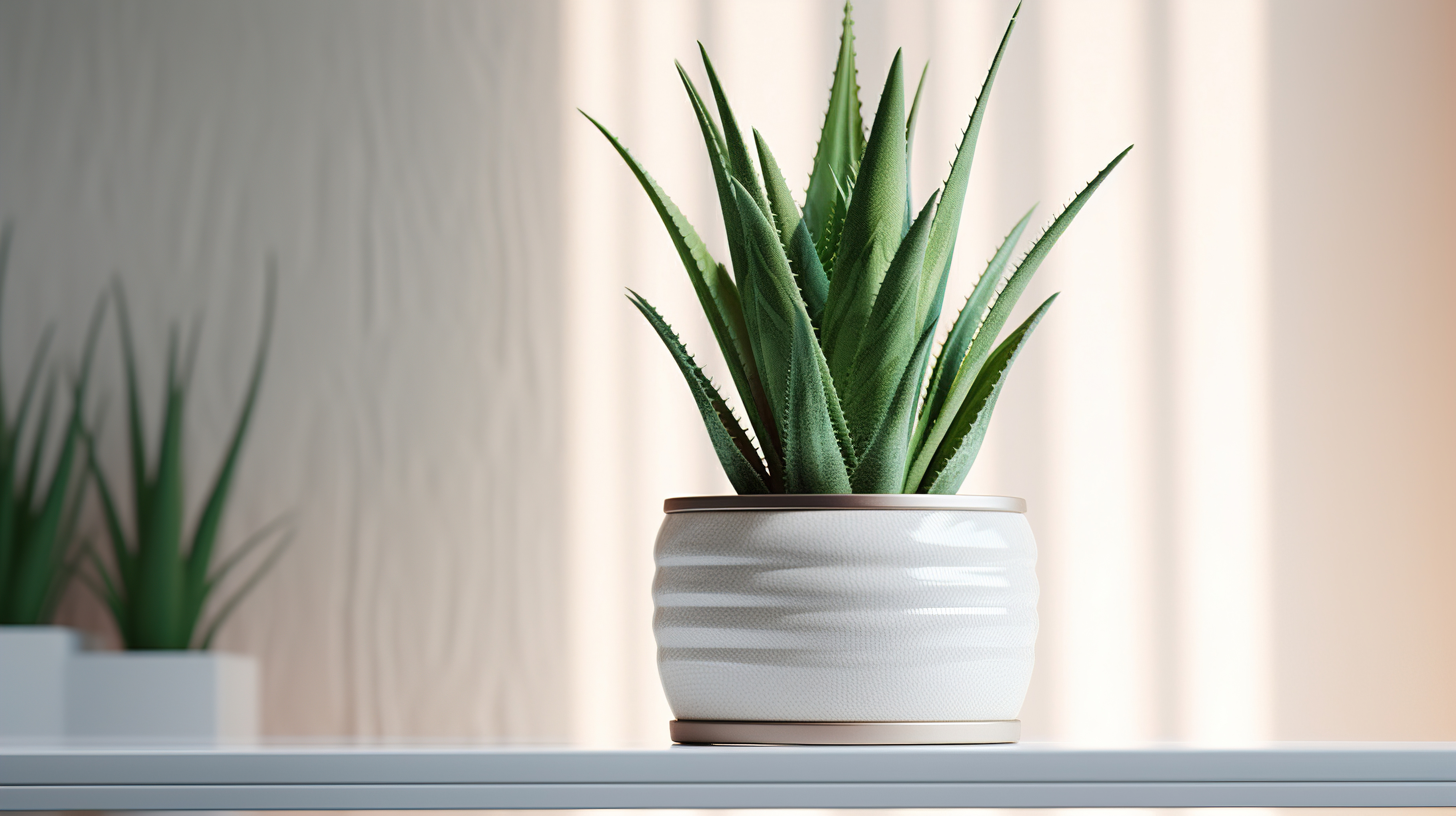 L'aloé vera est une herbe qui prospère malgré le manque d'hydratation