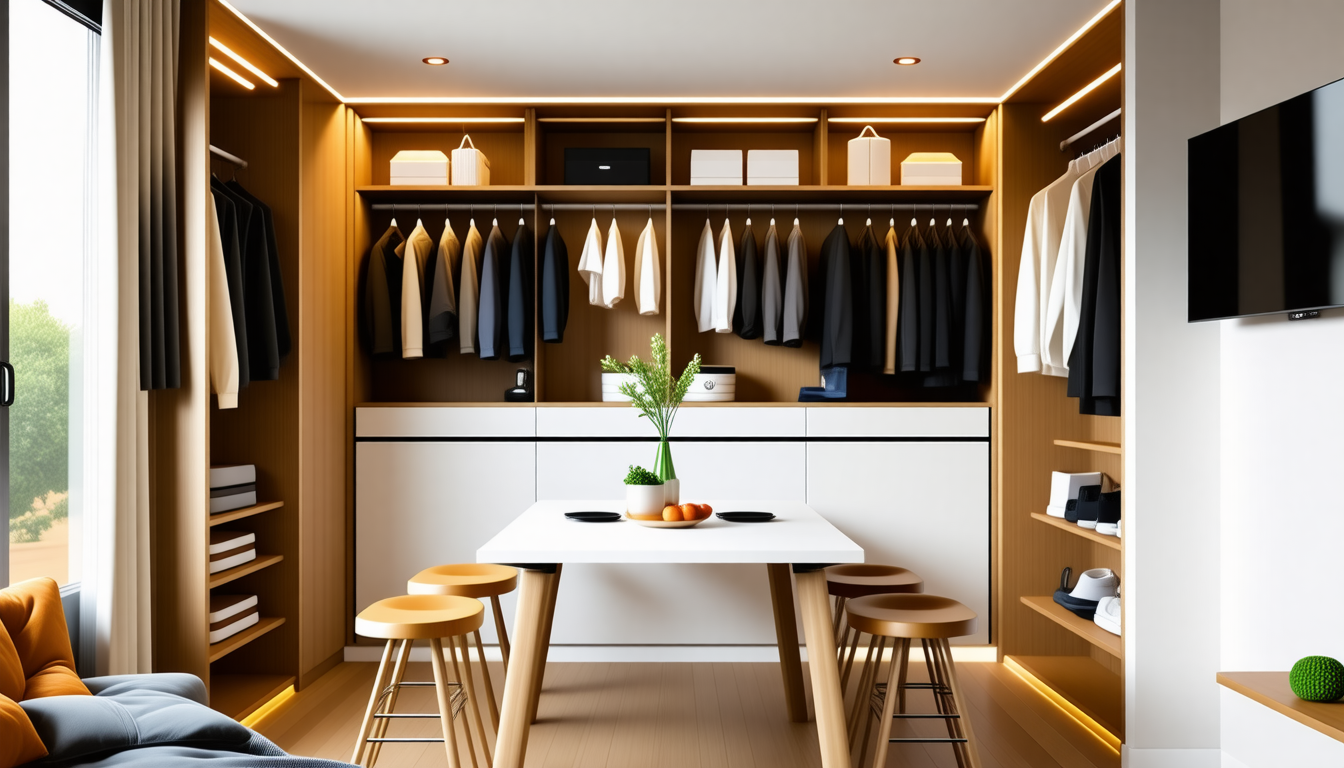 découvrez nos idées et conseils pour aménager un coin repas dans un dressing, optimiser l’espace et profiter d’un intérieur à la fois pratique et convivial.