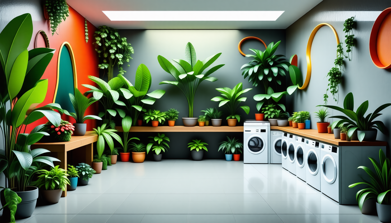 découvrez comment transformer votre buanderie en un jardin d’intérieur abstrait, alliant originalité, végétation et décoration créative pour un espace surprenant et agréable au quotidien.