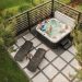 spa dans jardin